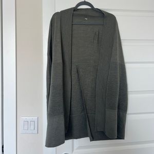Gray Lululemon cardigan